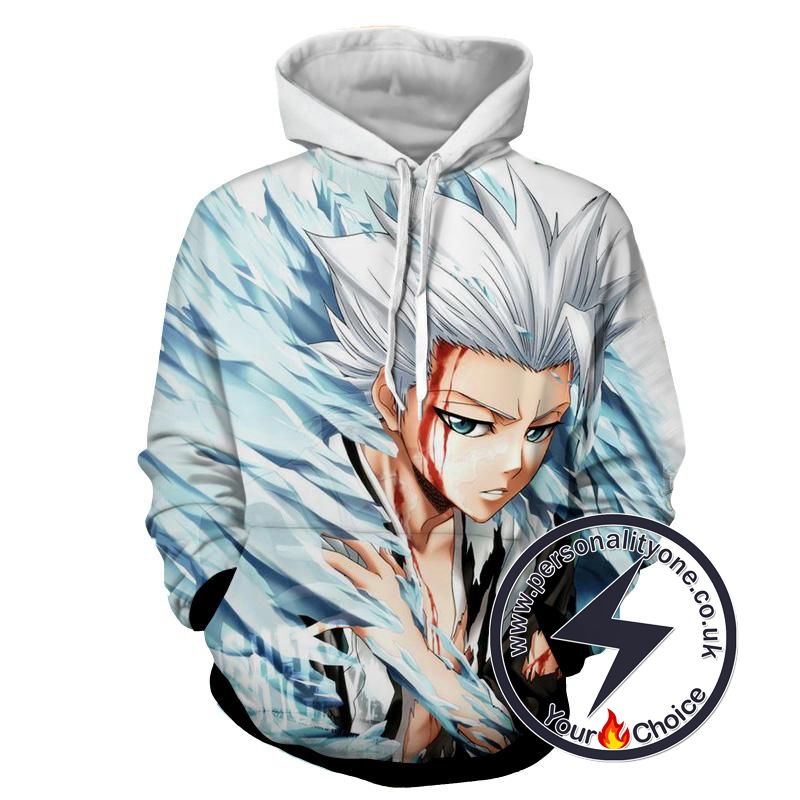 Toshiro - Bleach 3D - Bleach Hoodies